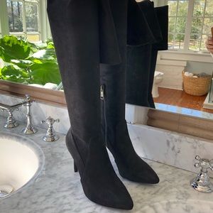 New over knee stretch suede boots Joie Jemina